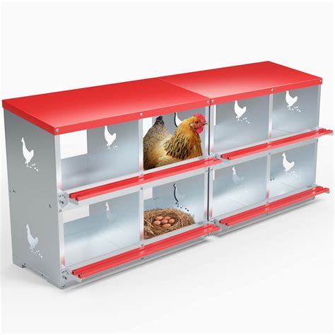 metal nesting boxes for chickens|2 hole chicken nesting boxes.